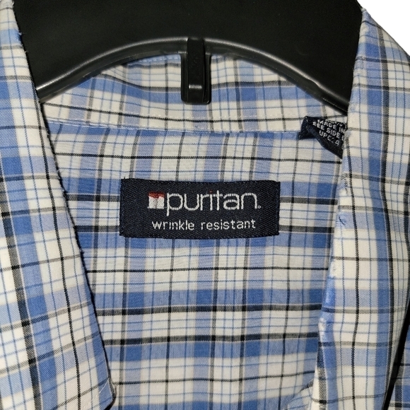 Puritan size large tall (42/44) long sleeve button down shirt - Picture 6 of 6